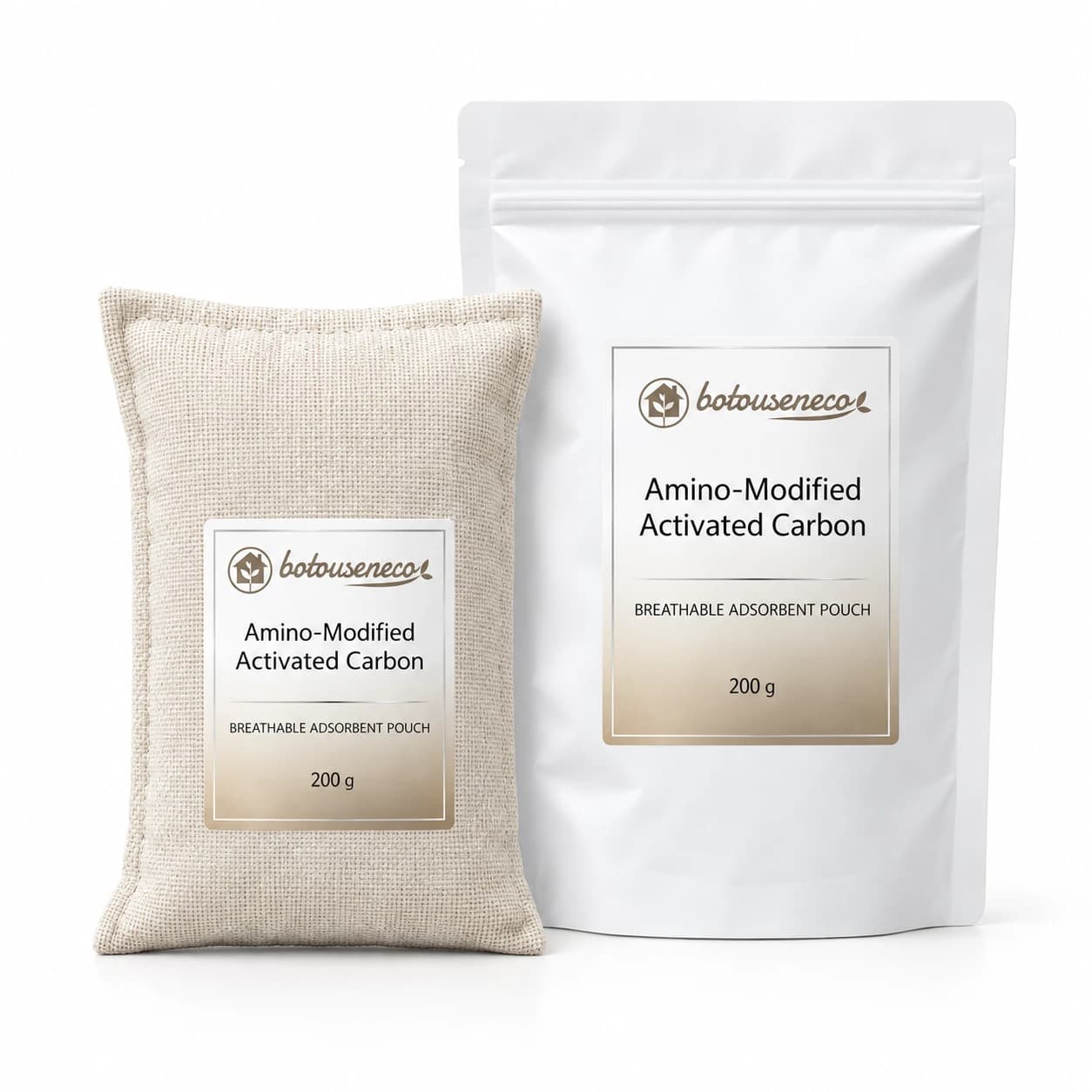 botouseneco Amino-Acid Modified Activated Carbon Packs B2B & OEM Packshot