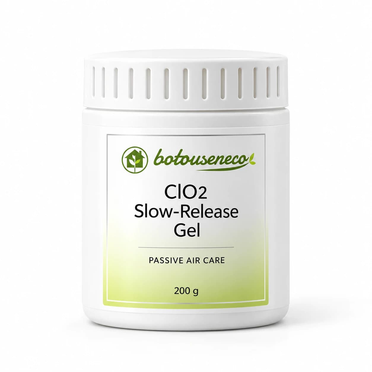 botouseneco ClO2 Slow-Release Formaldehyde Removal Gel Jar B2B & OEM Packshot