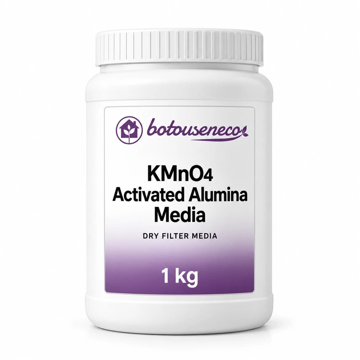 botouseneco Potassium Permanganate Activated Alumina Media Purple Spheres Packshot