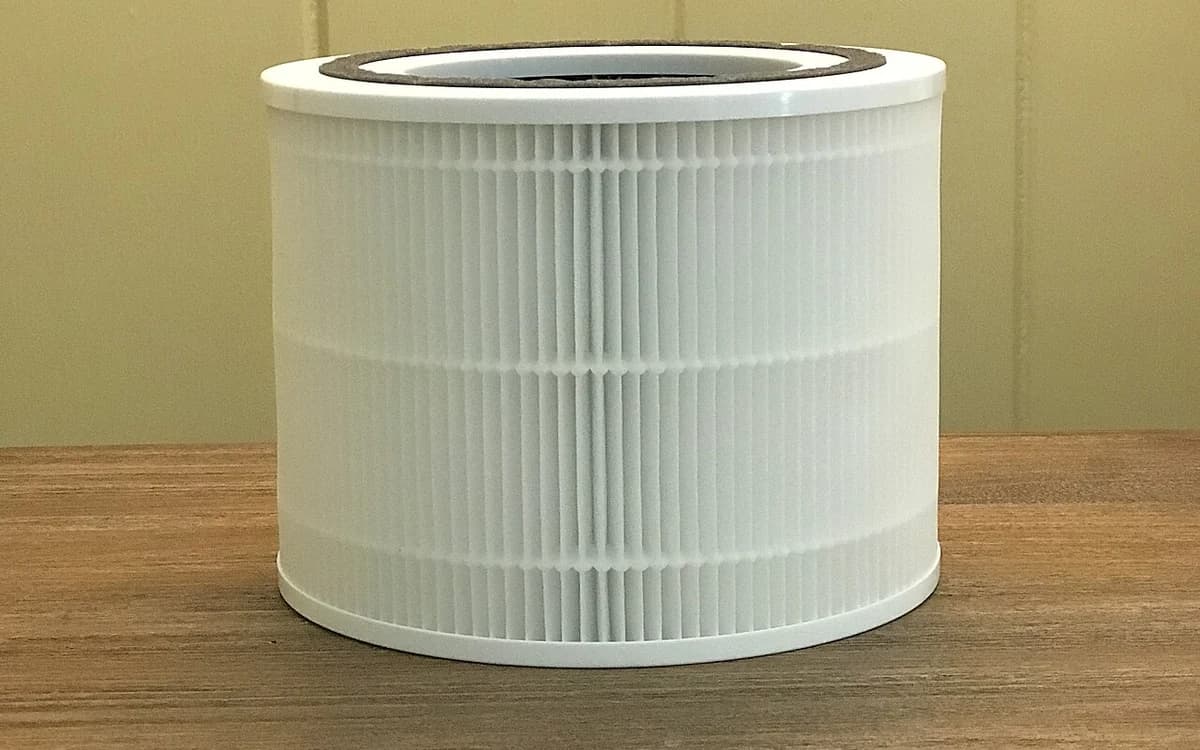 Pleated H13 fiberglass HEPA air filter cartridge media for photocatalytic coating