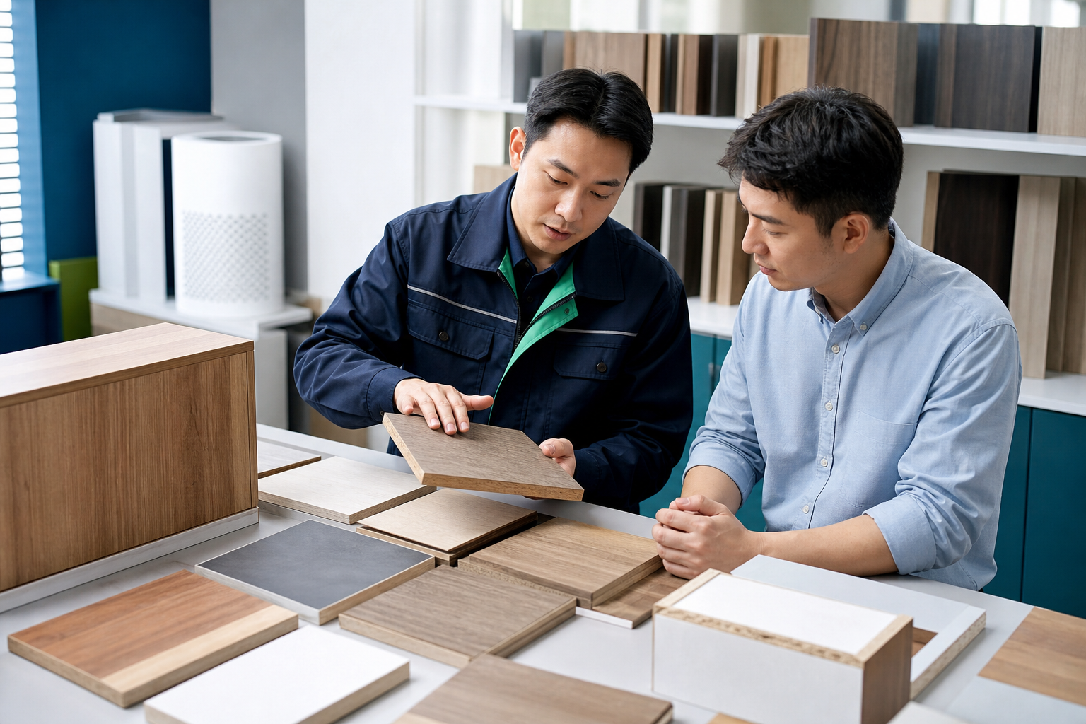 Furniture panel source inspection for formaldehyde concerns