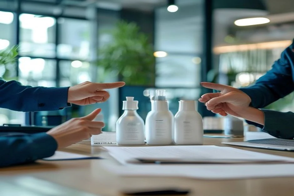 B2B partnership discussion for indoor air treatment supply