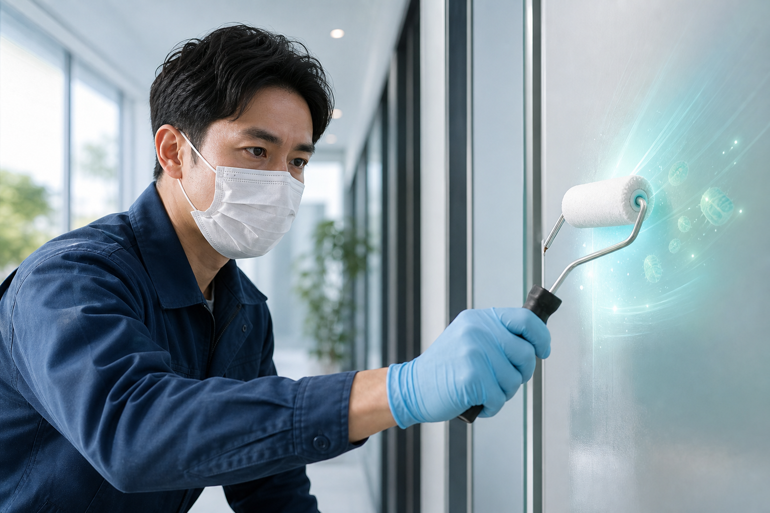 Photocatalyst surface treatment application scene